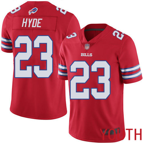 Youth Buffalo Bills #23 Micah Hyde Limited Red Rush Vapor Untouchable NFL Jersey